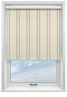 Adelaide, Winnies Stripe Bud Green - Twist&Fit Roller Blind